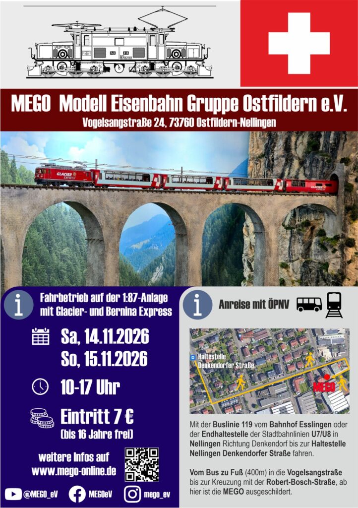 Plakat Fahrtage November 2026